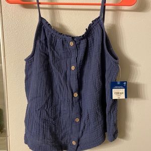 Arizona Jean Co tank top, size XS, blue/purple color